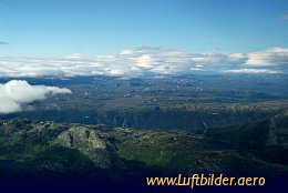Luftbild Fjordlandschaft