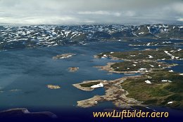 Luftbild Norwegisches Hochland im Sommer