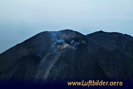 Luftbild Vulkan Stromboli