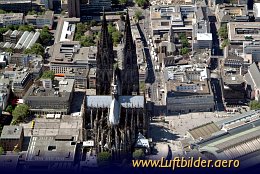 Luftbild Kölner Dom