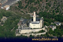 Luftbild Burg Marksburg