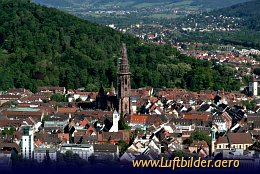 Luftbild Freiburger Münster