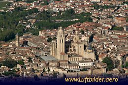 Luftbild Kathedrale von Segovia