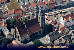 Luftbild Stadtkirche Wittenberg