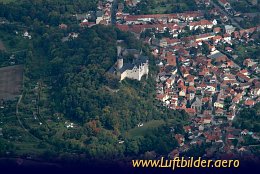 Luftbild Burg Ranis