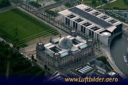 Luftbild Berliner Reichstag