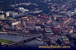 Luftbild Dresden Altstadt