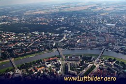 Luftbild Dresden Altstadt