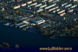 Luftbild Yachtwerftgelände