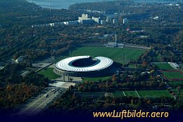 Luftbild Olympiastadion