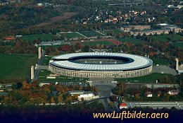 Luftbild Olympiastadion