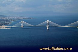Luftbild Brücke von Patras
