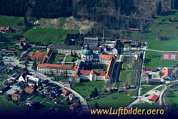 Luftbild Kloster Ettal