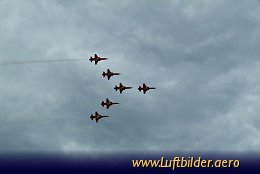 Luftbild ILA 2006 - Patrouille Suisse