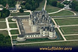 Luftbild Chateau de Chambord