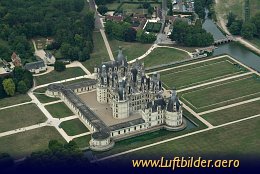 Luftbild Chateau de Chambord