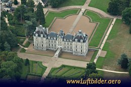 Luftbild Chateau de Cheverny