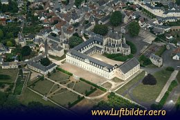 Luftbild Abtei von Pontlevoy