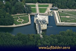 Luftbild Chateau de Chenonceau