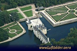 Luftbild Chateau de Chenonceau