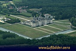 Luftbild Chateau de Chambord