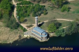 Luftbild Heilandskirche Sacrow