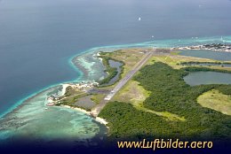 Luftbild Flugplatz von Los Roques