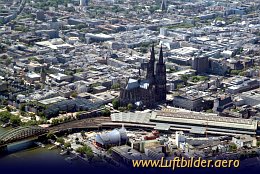 Luftbild Kölner Dom