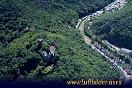 Luftbild Burg Rheineck