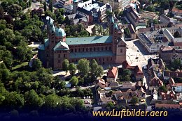 Luftbild Dom zu Speyer