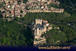 Luftbild Alcazar von Segovia