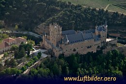 Luftbild Alcazar von Segovia