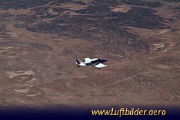 Luftbild Fliegen in der Sahara