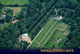 Luftbild Belvedere und Drachenhaus