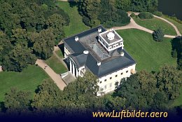 Luftbild Schloss Wörlitz