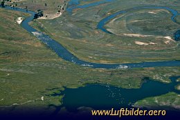 Luftbild Chobe Fluss