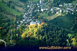 Luftbild Burg Lauenstein