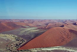 Luftbild Dünen von Sossusvlei